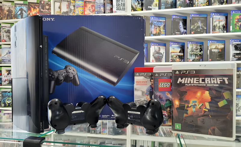 Playstation 3 Super Slim Desbloqueado⭐⭐⭐⭐⭐